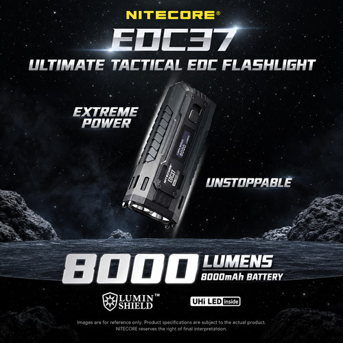 Nitecore edc37 rechargeable - nitecore,