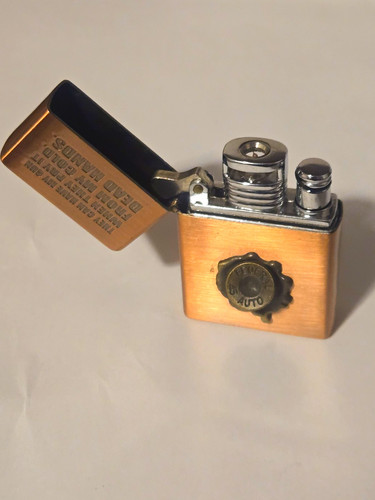 Copper tone flip top torch - ,